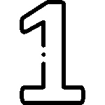 Number one graphic symbol representing Route 9 Cleaning Services' commitment to professional cleaning solutions.